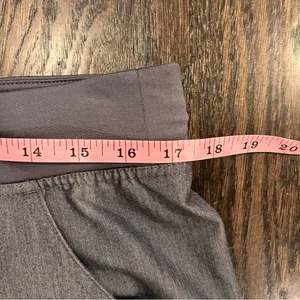 Figs Gray Kade Cargo Joggers with Teal Drawstring thumbnail 5