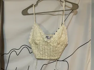 Princess Polly Lace Crop Top thumbnail 1