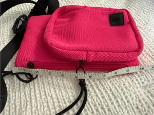 Free People Movement Traveling Pocket Crossbody Bag Hot Pink Athleisure Hiking thumbnail 8