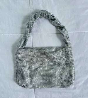 ZARA Silver handbag thumbnail 1