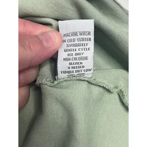 Karin Hart Women's Sage Green Cotton‎ Short Sleeve Scoop Neck T-Shirt Size 1X thumbnail 7