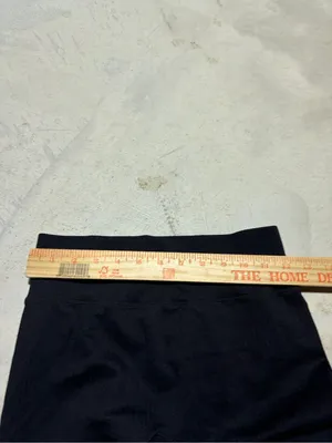 Halara soft oneform seamless flow ribbed high waisted leggings black 7/8 medium thumbnail 7