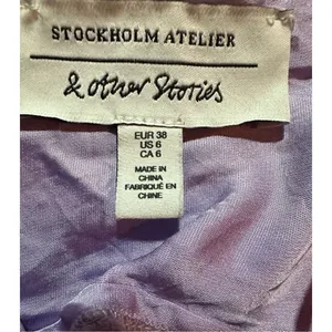 STOCKHOLM ATELIER & other stories lavender purple silky camisole as 6‎ thumbnail 3