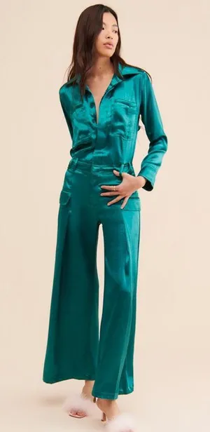 Free People Night Like This One-Piece Jumpsuit thumbnail 1
