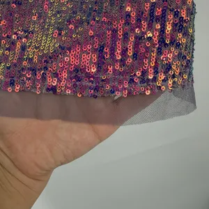 Intimately‎ Free People Purple Iridescent Sequin Mini Dress OB1078545 Womens M thumbnail 3