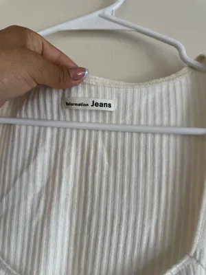 Reformation Bardot Ribbed Knit Top thumbnail 4