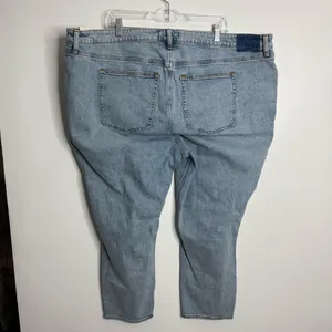Abercrombie & Fitch Curve Love The Skinny High Rise Blue Wash‎ Size 37/24 Short thumbnail 5