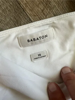 Babaton Ivory Long-Sleeve Square Neck Bodysuit‎ thumbnail 7