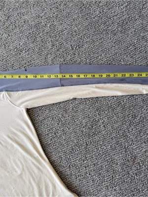 Columbia Women's Long Sleeve Omni-Wick Quarter-Zip Shirt Cream and Gray‎ Size M thumbnail 9