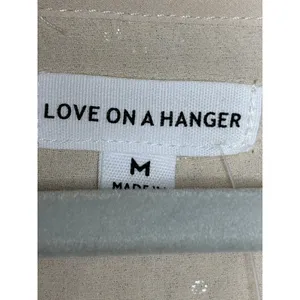 Love on a Hanger Silver Sequin Sleeveless Top Party Size M thumbnail 4