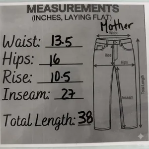 Mother Size-26 The Stunner‎ Two Step Fray Last Call Dark Blue Wash Denim Jeans thumbnail 4