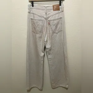 Levi’s Ribcage Wide Leg Jeans in Fairy Dust Dreams Light Wash Size 27 70s 90s thumbnail 3