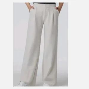 Vuori Elevation Trouser Wide Leg Pants Heathered off white Size Large thumbnail 13