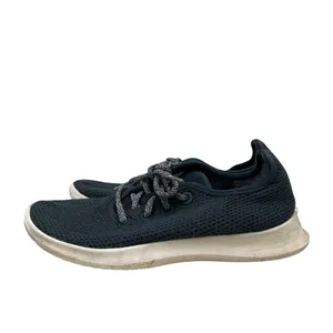 Allbirds Navy‎ Blue Knit Tree Runner Athletic Sneakers 8 thumbnail 2
