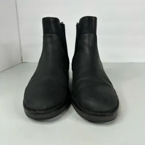 Cole Haan Womens size 6 B Reid Waterproof Leather Bootie Ankle Boot Black w22340 thumbnail 3