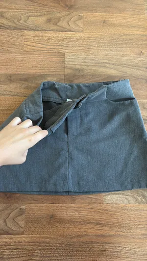 Mini Skirt Gray Size XS thumbnail 3