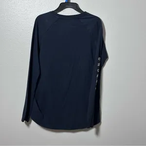 Under Armour Women Black Long Sleeve Loose T-shirt Size Small.‎ thumbnail 6