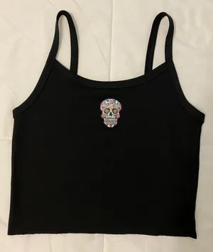 Crop Top Black thumbnail 4
