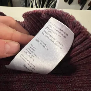 BDG Max Waffle Blue Burgundy Chunky Oversized Knit Sweater Size XS thumbnail 6