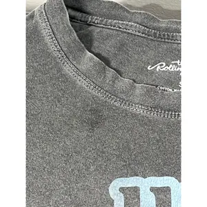 The Rolling Stones Band T Shirt‎ Gray Distressed Graphic Tee Women's Small thumbnail 3