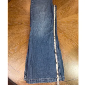 Free People We The Free Stride Straight n Wide Jeans Blue Walk Away Size 27 thumbnail 11
