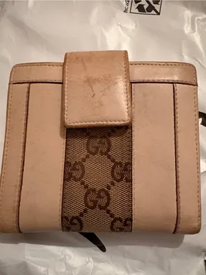 vintage Gucci Web / Cherie‎ compact bifold wallet thumbnail 2