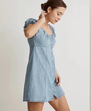 Madewell Cute Denim Dress for Women thumbnail 8