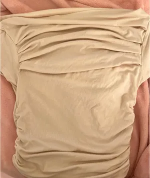 Amazon boat neck off the shoulder top thumbnail 2