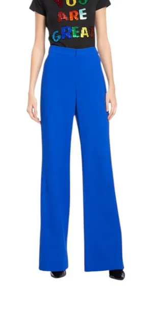 Alice + Olivia “Bo” Pull-Up Pant – Cobalt - Size Small thumbnail 1