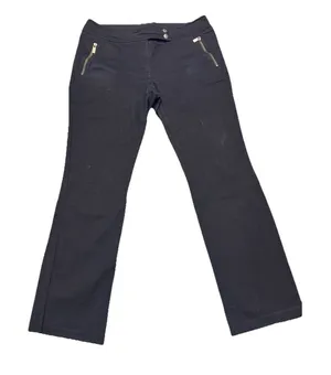 Vintage Michael Kors Black Straight Leg Denim Pants Women's 12 BNWOT Y2K thumbnail 1