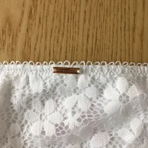 New Victoria’s Secret Vintage Crocheted Bikini Swimsuit Bottoms White Medium thumbnail 8