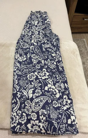 Anthropologie Navy Wide-Leg Palazzo Pants thumbnail 1
