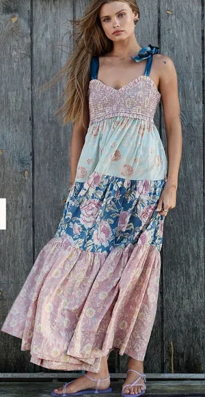 🌸🤍 Free People Bluebell Maxi Dress Size‎ Medium 🌸🤍 thumbnail 1