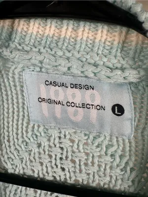 N89. Taylor Swift 1989 Pale Mint Cable-Knit Button Cardigan thumbnail 2