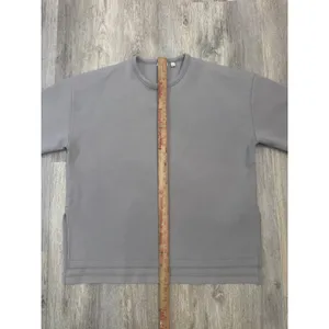 The Group by Aritzia Aro T-shirt Grey Short Sleeve Oversized‎ Side Slits Size 2 thumbnail 5