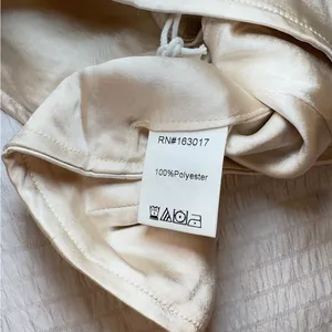 NWT Princess Polly Champagne Satin Crop Tank Top US 2 Huxley Set Piece thumbnail 5