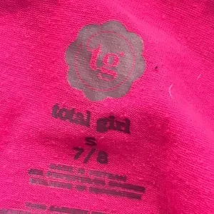 Total Girl Pink Crop Top Short Sleeve Size 7/8 thumbnail 10