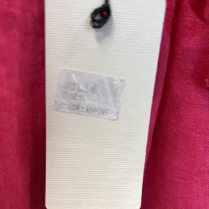 NWT‎ Lungo L'Arno Womens S Dress Knee Length Pink 100% Linen Short Summer Italy thumbnail 7