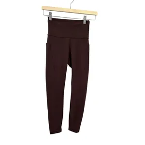 NWT Lululemon Wunder Train High-Rise Tight with Pockets 25" size 4 Espresso thumbnail 3