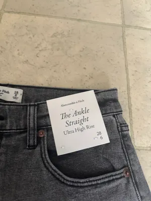 Abercrombie Gray Jeans thumbnail 4