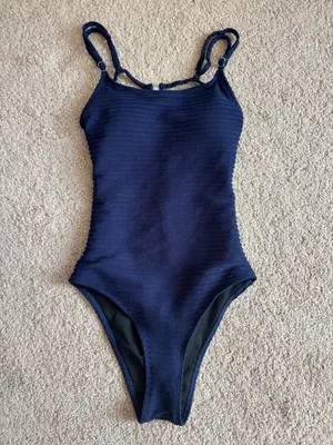 Navy blue SHEIN bathing suit Size XS thumbnail 2