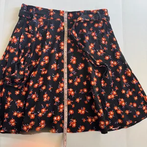 NWT Ann Taylor multicolor floral tie waist full skirted mini skirt Size 14 thumbnail 12