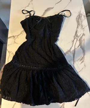 black mini dress thumbnail 1