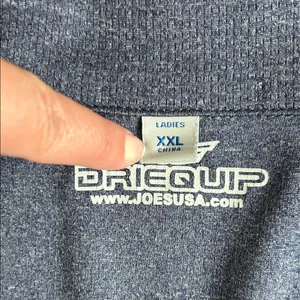 Women's Heathered Blue Short Sleeve Polo thumbnail 2