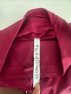 Lululemon‎ Base Pace High-Rise Tight 25" Red Merlot size 6 thumbnail 4