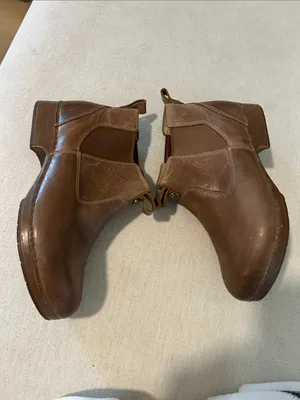 Dansko Michele Chelsea Boot, Tan Waxy Brush Off, Size EU38/US7.5 NWOT thumbnail 6