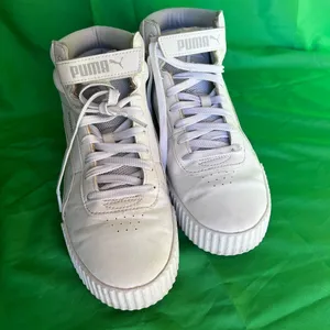 Puma White High-Top Sneakers thumbnail 2
