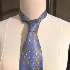 Beaufort Rack Men's Tie Blue Multicolor Silk Italy Geometric Print thumbnail 1
