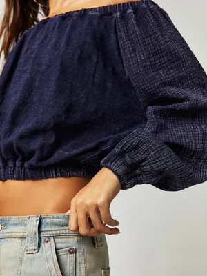 We The Free Parfait Bubble Top XS Free People thumbnail 7