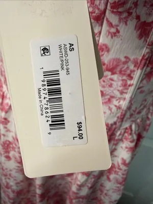 Altar'd State White Maxi Dress with Pink Floral Print thumbnail 4
